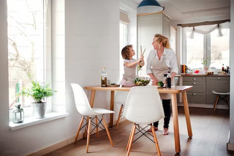 cara menata dapur sempit tanpa kitchen set