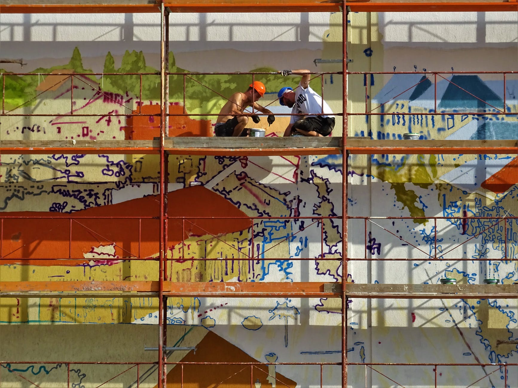 cara menyusun scaffolding