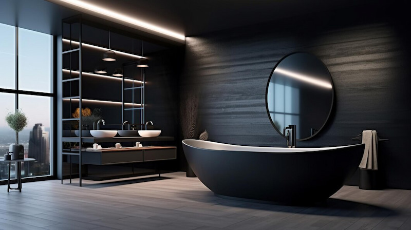 12 Desain Kamar Mandi Industrial