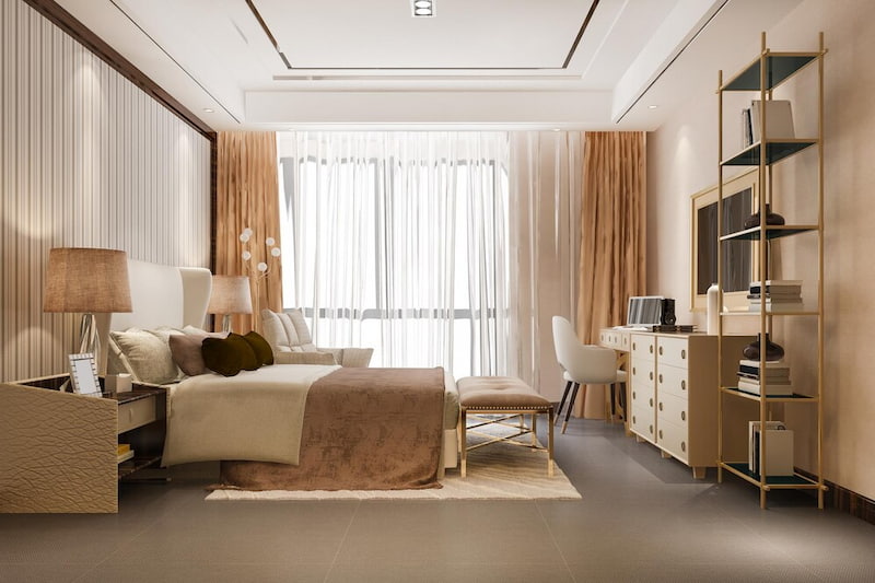 10 Desain Kamar Tidur Kasur Bawah yang Simple