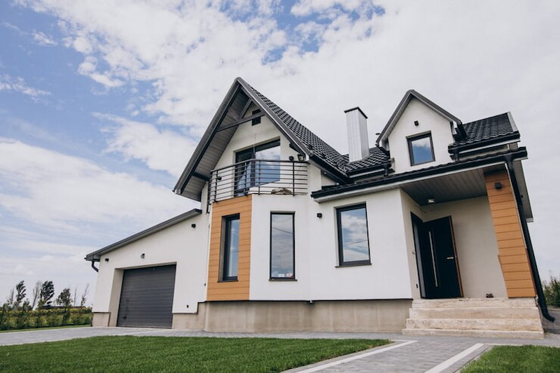 desain rumah gaya amerika modern