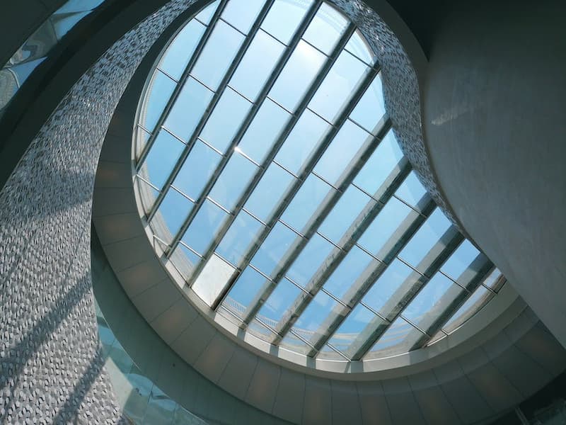 konstruksi atap skylight