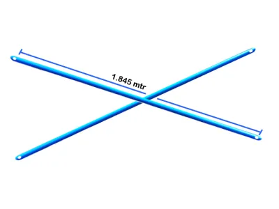 Cross Brace Scaffolding 1.8 Meter Painted