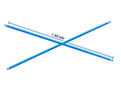 Cross Brace Scaffolding 1.93 Meter Painted