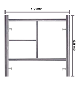 Ladder Frame Scaffolding 0.9 X 1.2 Meter Galvanis