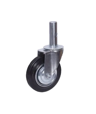 Roda Caster Rubber 6 Inch Tanpa Kunci