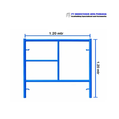 Ladder Frame Scaffolding 1.20 Meter Painted Satu Set