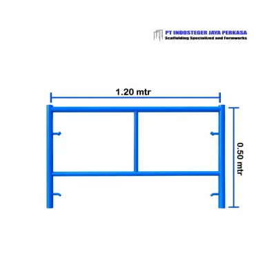 Ladder Frame Scaffolding 0.50 X 1.20 Meter Painted