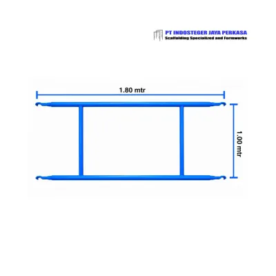 Frame Scaffolding Horizontal 1.80 Meter X 1 Meter Painted