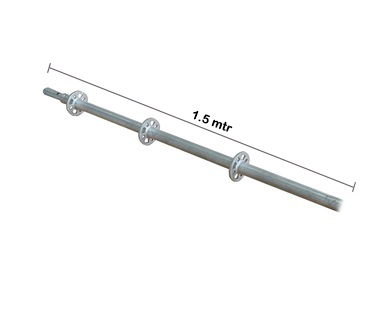 Vertical Post Ring Lock Galvanis 1.5 mtr x 3.2 mm