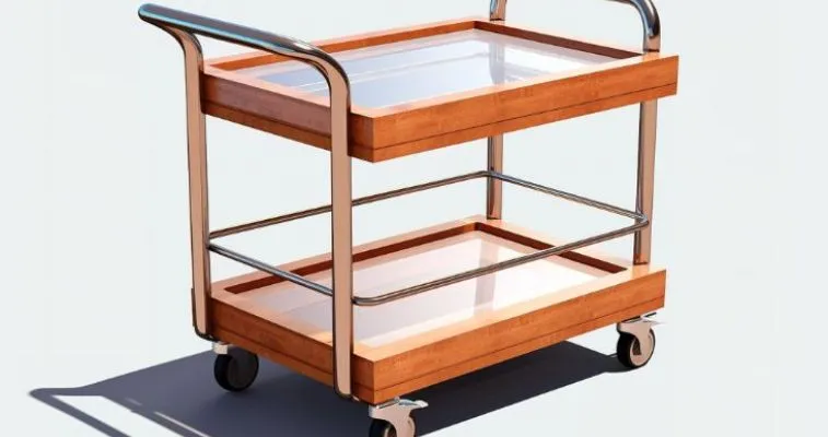 1. Troli Kayu Minimalis
