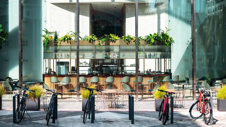 Cafe Outdoor Halaman Rumah Modern