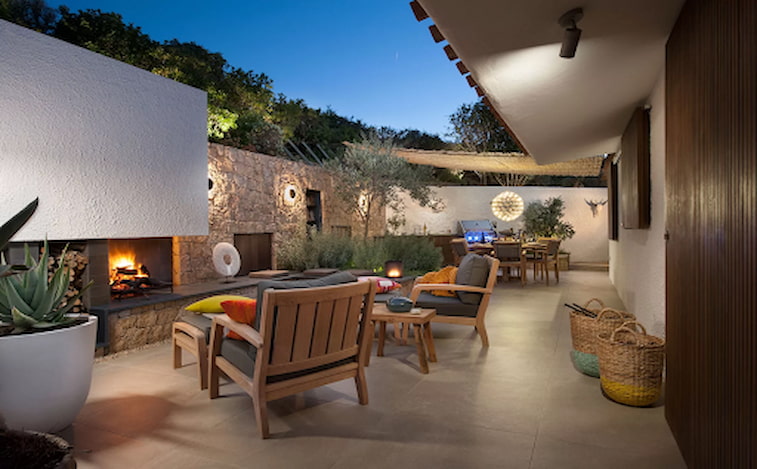 Dapur Outdoor dengan Sentuhan Elegan dan Mewah