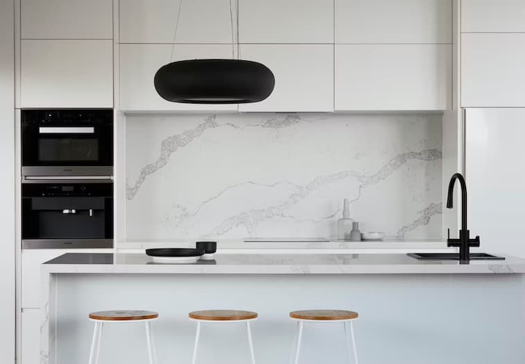 Desain Dapur dengan Tampilan Simetris