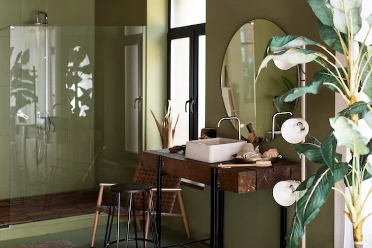Desain Kamar Mandi Estetik Klasik Minimalis