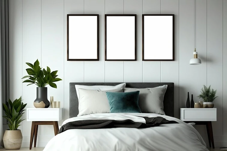 Desain Kamar Monokrom Minimalis