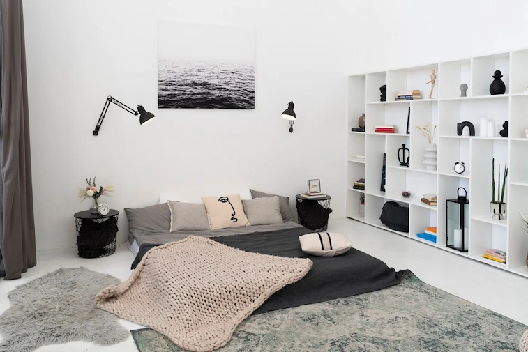 Desain Kamar Tidur Kasur Bawah Minimalis
