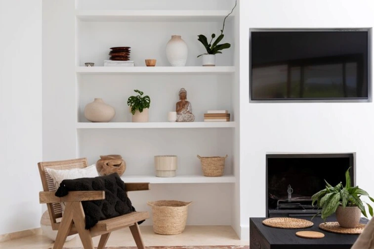 Desain Ruang Keluarga Minimalis dengan Furnitur Multifungsi