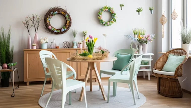 Desain Ruang Makan Minimalis dengan Sentuhan Shabby Chic