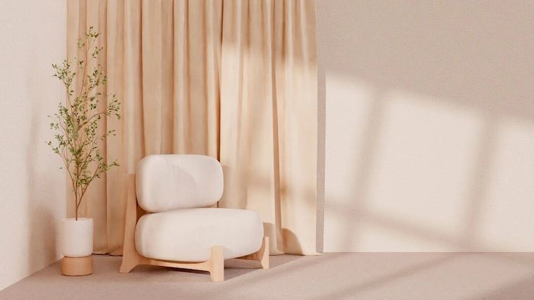 Desain Ruang Tamu Lesehan dengan Furniture yang Ergonomis