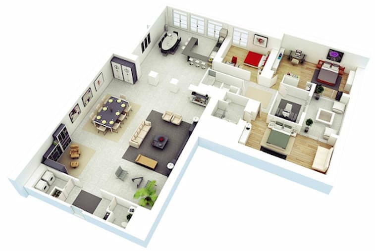 Desain Rumah Minimalis Bentuk L