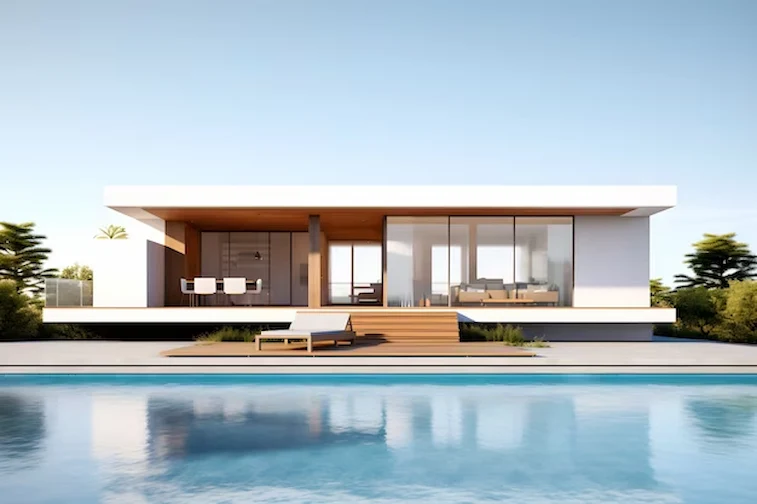 Desain Rumah Tropis Modern 1 Lantai