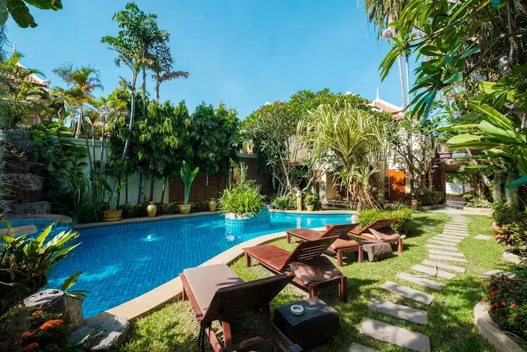 Desain Taman Rumah Eksotis