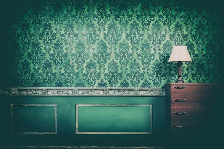 Desain Wallpaper Dinding Kamar Vintage