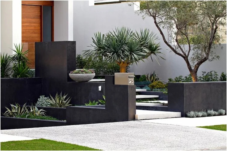 Kebun dengan Design Modern Minimalis