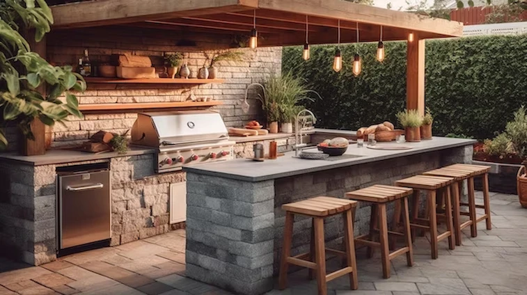 Konsep Dapur dan Ruang Makan Semi Outdoor