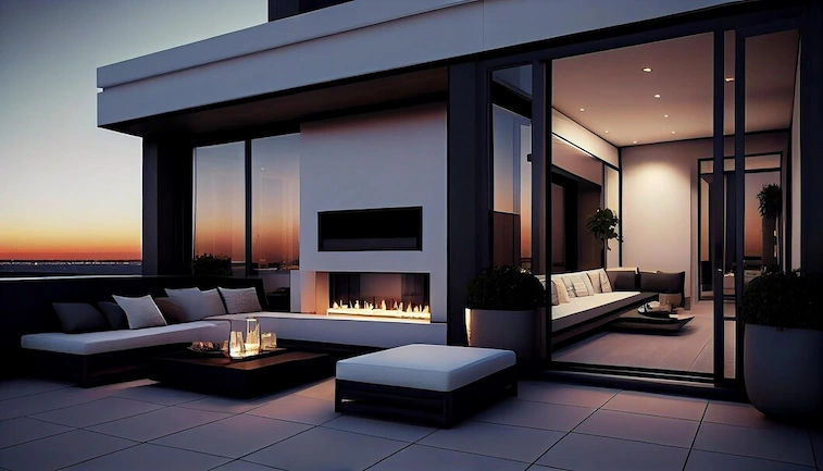 Rumah Leter L Modern