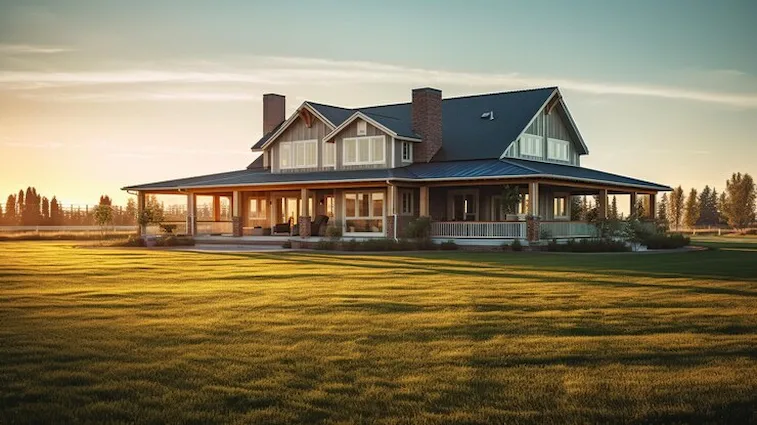 Rumah dengan Gaya Ranch Modern