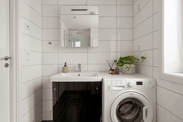 Tempat Cuci Baju dengan Wastafel