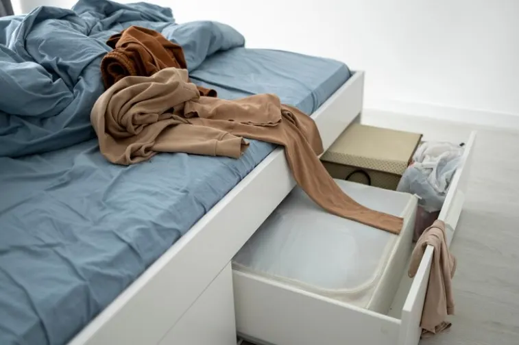 Tempat Tidur dengan Penyimpanan