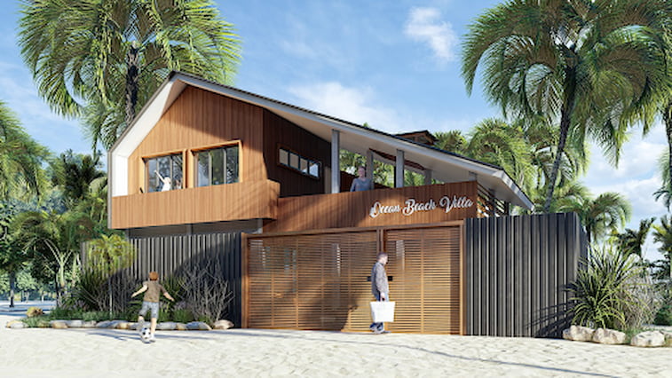 Villa Mediterania dengan Keindahan Laut