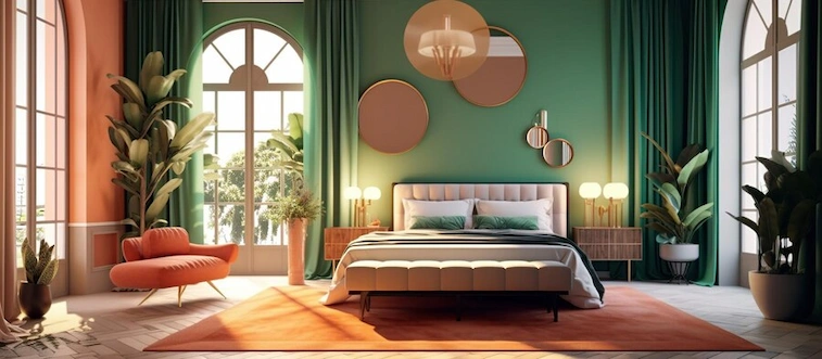 Warna Orange dan Hijau